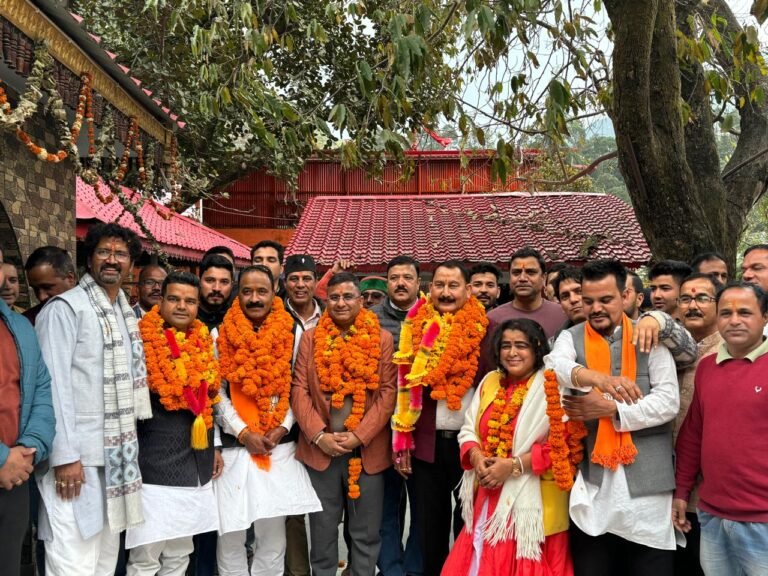 नवनियुक्त भाजपा के जिला अध्यक्ष नागेंद्र सिंह चौहान का ढोल नगाड़ों के साथ हुआ जोरदार स्वागत