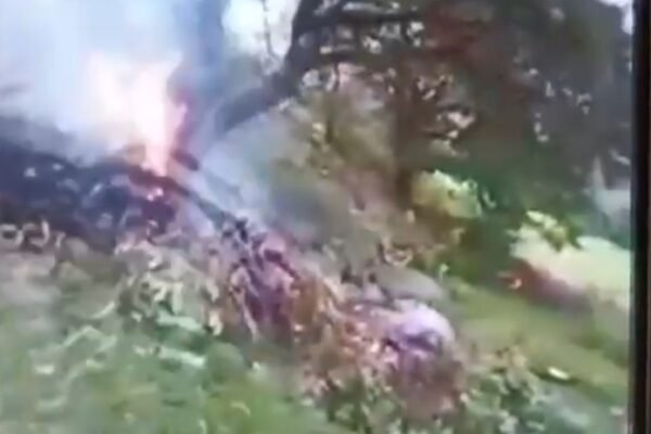 केदारनाथ के गौरीकुण्ड खर्क की पहाडियों में एक हैली क्रैश