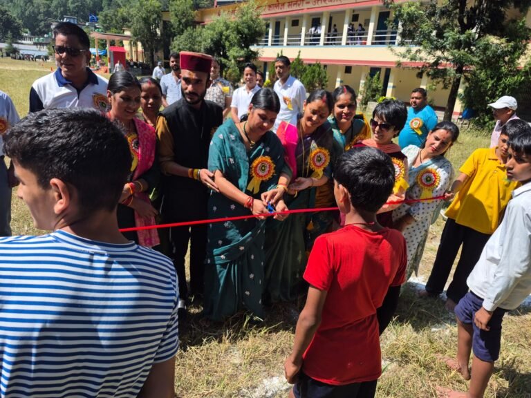 विकासखंड स्तरीय मिनी खेल प्रतियोगिता का शुभारंभ