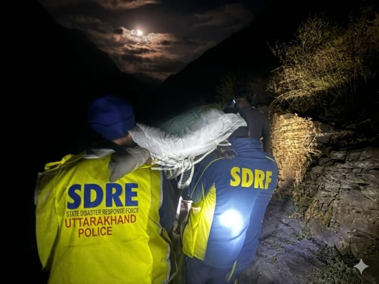 🚨 3800 मीटर की ऊंचाई पर जिंदगी की जंग—SDRF जवानों ने रचा साहस का इतिहास 🚨